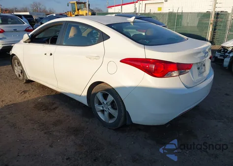 2013 Hyundai Elantra Gls из США, поврежденный, VIN 5NPDH4AE8DH336838